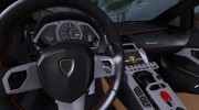 2013 Lamborghini Aventador LP700-4 Roadstar для GTA San Andreas миниатюра 6