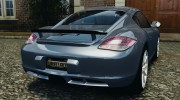 Porsche Cayman R 2012 для GTA 4 миниатюра 3