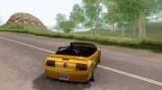Shelby GT500 convertible для GTA San Andreas миниатюра 3