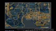 Карта в гоночном стиле Trace Map для GTA San Andreas миниатюра 1