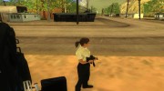 Полицейская девушка HD для GTA San Andreas миниатюра 2