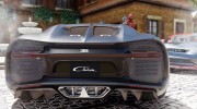 2017 Bugatti Chiron 1.5 для GTA 5 миниатюра 8