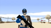 Power Ranger RPM Blue для GTA San Andreas миниатюра 1