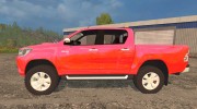 Toyota Hilux 2016 for Farming Simulator 2015 miniature 2