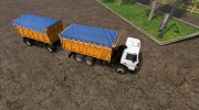 Прицеп для МАЗ 5516 для Farming Simulator 2015 миниатюра 5