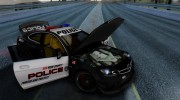 Mercedes-Benz C 63 AMG Black Series Police para GTA San Andreas miniatura 3