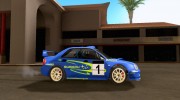 Subaru Impreza WRC 2003 для GTA San Andreas миниатюра 5