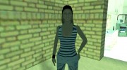 Девушка в тельняшке para GTA San Andreas miniatura 1