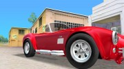 Shelby Cobra 427 TT Black Revel for GTA Vice City miniature 7
