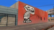Trollface graffiti para GTA San Andreas miniatura 3