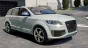 2012 Audi Q7 для GTA 5 миниатюра 1