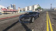 2017 Bugatti Chiron 1.6a для GTA 5 миниатюра 2