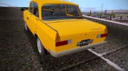 Москвич 412 Такси для GTA San Andreas миниатюра 3