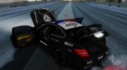 Mercedes-Benz C 63 AMG Black Series Police для GTA San Andreas миниатюра 4
