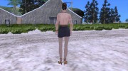 M.M.B.I Excella (in mini skirt) для GTA San Andreas миниатюра 3