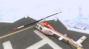 Bell 206 B Police texture2 для GTA San Andreas миниатюра 3