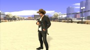 Skin GTA V Online в Ковбойской шляпе для GTA San Andreas миниатюра 6