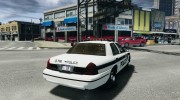 Ford Crown Victoria 2003 FBI Police V2.0 for GTA 4 miniature 4