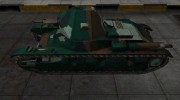Французкий синеватый скин для AMX 38 для World Of Tanks миниатюра 2