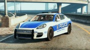 Porsche Panamera Turbo - Need for Speed Hot Pursuit Police Car for GTA 5 miniature 1