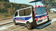 Opel Vivaro Police Nationale para GTA 5 miniatura 2