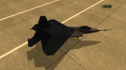 YF-22 Standart for GTA San Andreas miniature 4