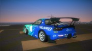 Mazda RX-7 FD3S RE Amemiya (Racing Car Falken) для GTA Vice City миниатюра 4