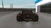 Lexus LFA Police 2011 para GTA San Andreas miniatura 5