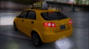 Chevrolet Lacetti Cab для GTA San Andreas миниатюра 7