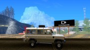 Land Rover Defender Safary для GTA San Andreas миниатюра 5