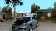 Subaru Impreza WRX STI para GTA San Andreas miniatura 1
