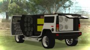 Hummer H2 Loud Sound для GTA San Andreas миниатюра 2