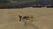 Focke-Wulf FW-190 F-8 для GTA San Andreas миниатюра 1