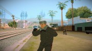 Милиционер в зимней форме V2 для GTA San Andreas миниатюра 7
