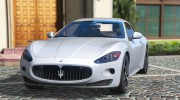 2010 Maserati GranTurismo S для GTA 5 миниатюра 1