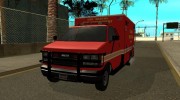 LSFD Ambulance из GTA V para GTA San Andreas miniatura 1