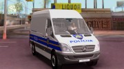 Mercedes Sprinter - Croatian Police Van for GTA San Andreas miniature 2