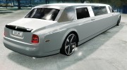 Rolls Royce Phantom Sapphire Limousine - Disco Limo для GTA 4 миниатюра 5