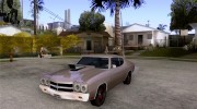 Chevy Chevelle SS Hell 1970 для GTA San Andreas миниатюра 1