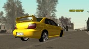 Subaru Impreza WRX STI (special for byShein) для GTA San Andreas миниатюра 3