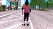 Smackdown Vs Raw 2011 Bret Hart para GTA San Andreas miniatura 3