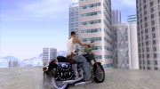 Harley Davidson FLSTF (Fat Boy) v2.0 Skin 5 для GTA San Andreas миниатюра 4