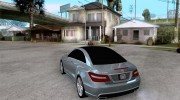 Mercedes Benz E-CLASS Coupe для GTA San Andreas миниатюра 3