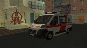 Fiat Ducato Lithuanian Ambulance для GTA San Andreas миниатюра 1