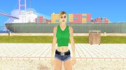 Grove Street Girl для GTA San Andreas миниатюра 1