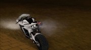 Yamaha YZF R1 Black and White для GTA San Andreas миниатюра 2