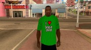 Футболка Грув Стрит для GTA San Andreas миниатюра 1