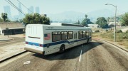 New York City MTA Bus для GTA 5 миниатюра 4