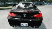 BMW M6 F13 2013 v1.0 for GTA 4 miniature 4
