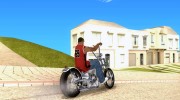 Harley-Davidson Sholvehead Chopper v2 for GTA San Andreas miniature 4